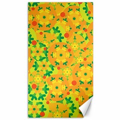 Christmas Decor - Yellow Canvas 40  X 72  