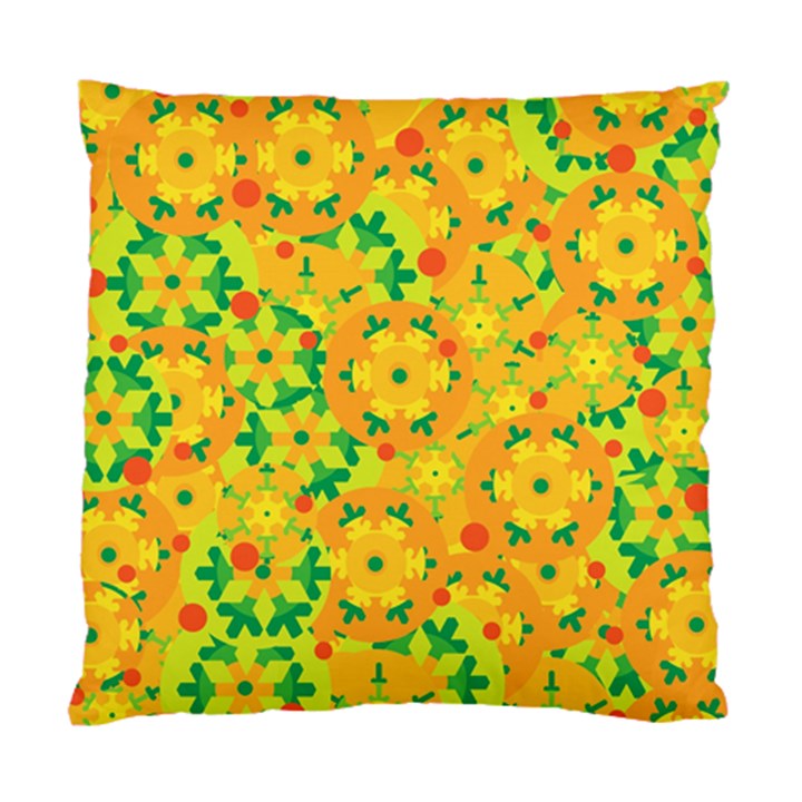 Christmas decor - yellow Standard Cushion Case (Two Sides)