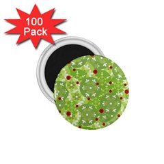 Green Christmas Decor 1 75  Magnets (100 Pack)  by Valentinaart