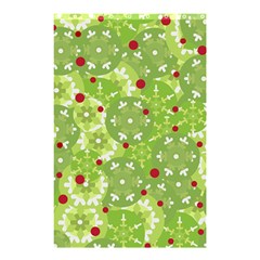 Green Christmas Decor Shower Curtain 48  X 72  (small)  by Valentinaart