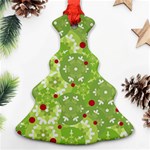 Green Christmas decor Christmas Tree Ornament (2 Sides) Front