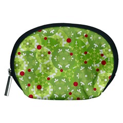 Green Christmas Decor Accessory Pouches (medium) 