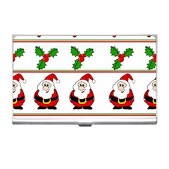 Christmas Pattern Business Card Holders by Valentinaart