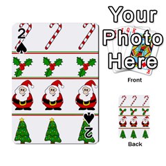 Christmas Pattern Playing Cards 54 Designs 