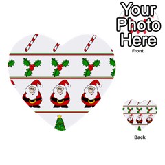 Christmas Pattern Multi-purpose Cards (heart) 