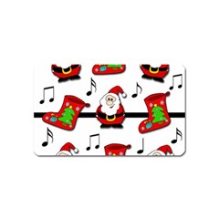 Christmas Song Magnet (name Card) by Valentinaart