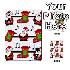 Christmas Song Playing Cards 54 Designs  by Valentinaart