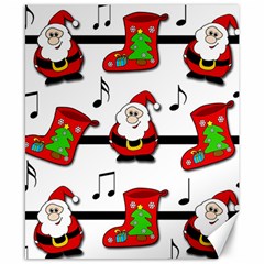 Christmas Song Canvas 8  X 10  by Valentinaart