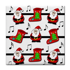 Christmas Song Face Towel by Valentinaart