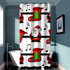 Christmas Song Shower Curtain 36  X 72  (stall)  by Valentinaart