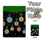 Christmas balls - pastel Multi-purpose Cards (Rectangle)  Back 1