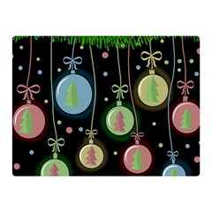 Christmas Balls - Pastel Double Sided Flano Blanket (mini)  by Valentinaart