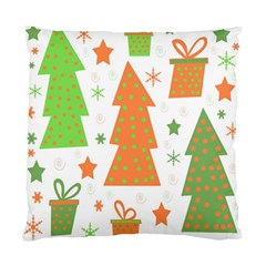 Christmas Design - Green And Orange Standard Cushion Case (one Side) by Valentinaart