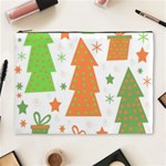 Christmas design - green and orange Cosmetic Bag (XL) Front