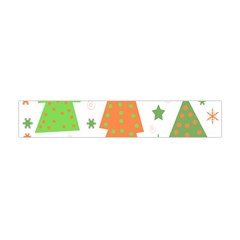 Christmas Design - Green And Orange Flano Scarf (mini)