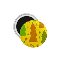 Christmas design - yellow 1.75  Magnets