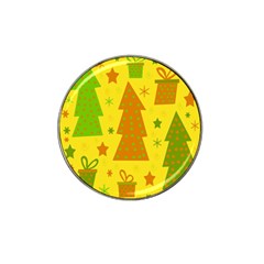 Christmas design - yellow Hat Clip Ball Marker