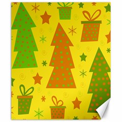 Christmas design - yellow Canvas 20  x 24  