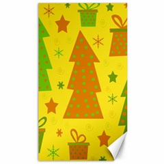 Christmas design - yellow Canvas 40  x 72  