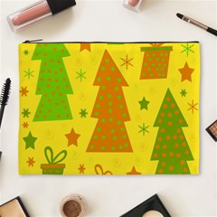 Christmas design - yellow Cosmetic Bag (XL)