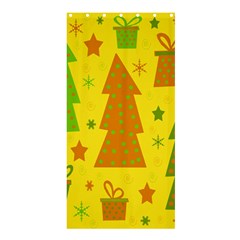 Christmas design - yellow Shower Curtain 36  x 72  (Stall) 