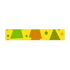 Christmas design - yellow Flano Scarf (Mini)