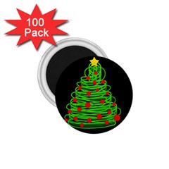 Christmas Tree 1 75  Magnets (100 Pack)  by Valentinaart