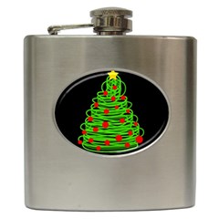 Christmas Tree Hip Flask (6 Oz) by Valentinaart