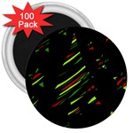 Abstract Christmas tree 3  Magnets (100 pack) Front