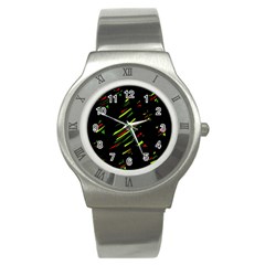 Abstract Christmas tree Stainless Steel Watch