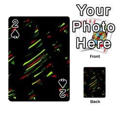 Abstract Christmas tree Playing Cards 54 Designs 