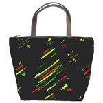 Abstract Christmas tree Bucket Bags Front