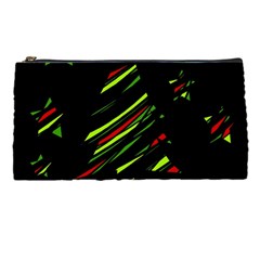 Abstract Christmas Tree Pencil Cases by Valentinaart