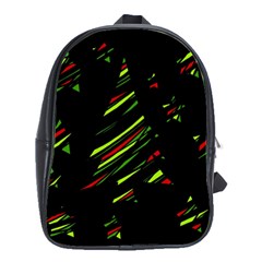 Abstract Christmas tree School Bags(Large) 