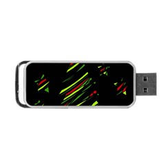 Abstract Christmas tree Portable USB Flash (Two Sides)