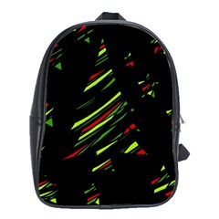 Abstract Christmas tree School Bags (XL) 