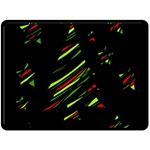 Abstract Christmas tree Double Sided Fleece Blanket (Large)  80 x60  Blanket Front