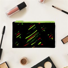 Abstract Christmas Tree Cosmetic Bag (xs) by Valentinaart