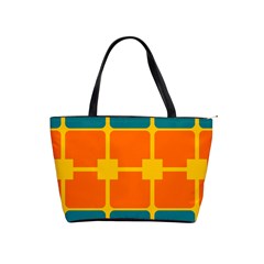 Squares And Rectangles                                                                                                Classic Shoulder Handbag by LalyLauraFLM