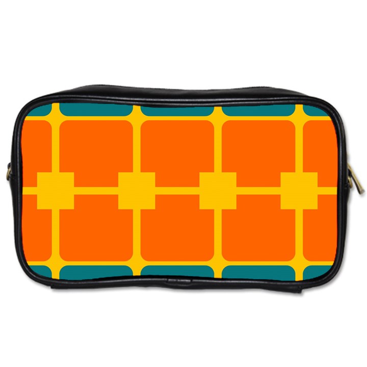 Squares and rectangles                                                                                                			Toiletries Bag (One Side)