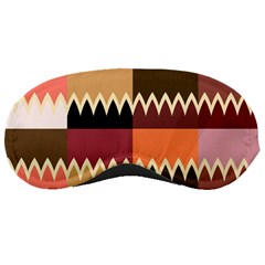 Chevrons In Squares                                                                                                 			sleeping Mask by LalyLauraFLM