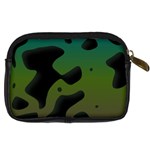 Black spots on a gradient background                                                                                                  	Digital Camera Leather Case Back