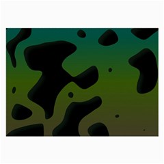 Black Spots On A Gradient Background                                                                                                  			large Glasses Cloth