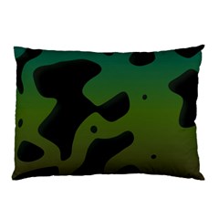 Black Spots On A Gradient Background                                                                                                  			pillow Case by LalyLauraFLM