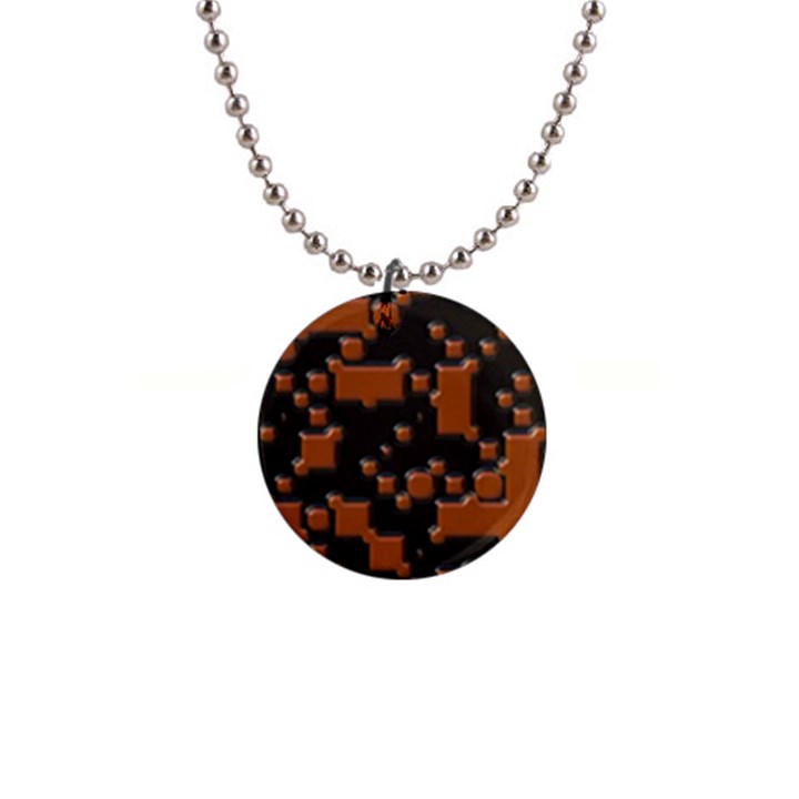 Brown pieces                                                                                                  			1  Button Necklace