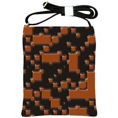 Brown Pieces                                                                                                  			shoulder Sling Bag by LalyLauraFLM