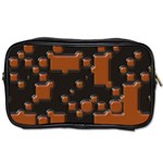 Brown pieces                                                                                                  			Toiletries Bag (One Side) Front