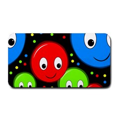 Smiley Faces Pattern Medium Bar Mats by Valentinaart