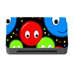 Smiley Faces Pattern Memory Card Reader With Cf by Valentinaart