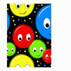 Smiley Faces Pattern Small Garden Flag (two Sides) by Valentinaart